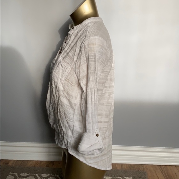 Hollister Textured Cotton Popover Shirt - Picture 4 of 8